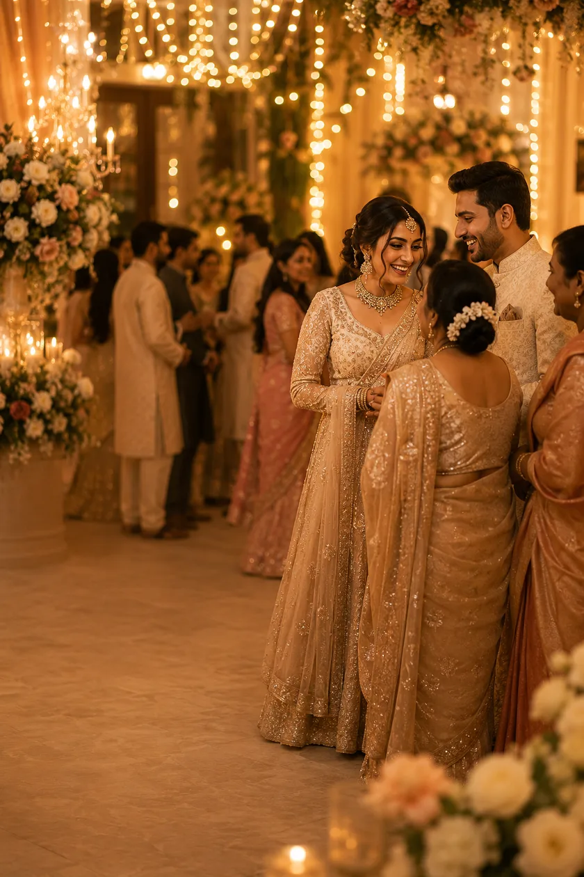 Beautiful wedding celebration